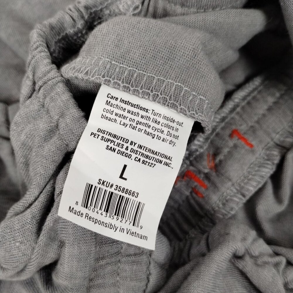Youly Dreamer Grey and Orange Pocket Pajamas for Large Dogs 17 inches - Picture 6 of 6